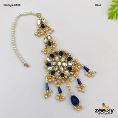 Bindiya-0108 Blue - Zeesy Jewellery
