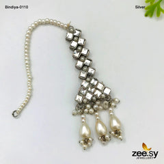 Bindiya-0110 Silver - Zeesy Jewellery