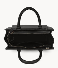 RTW Creation - Black front pocket handbag