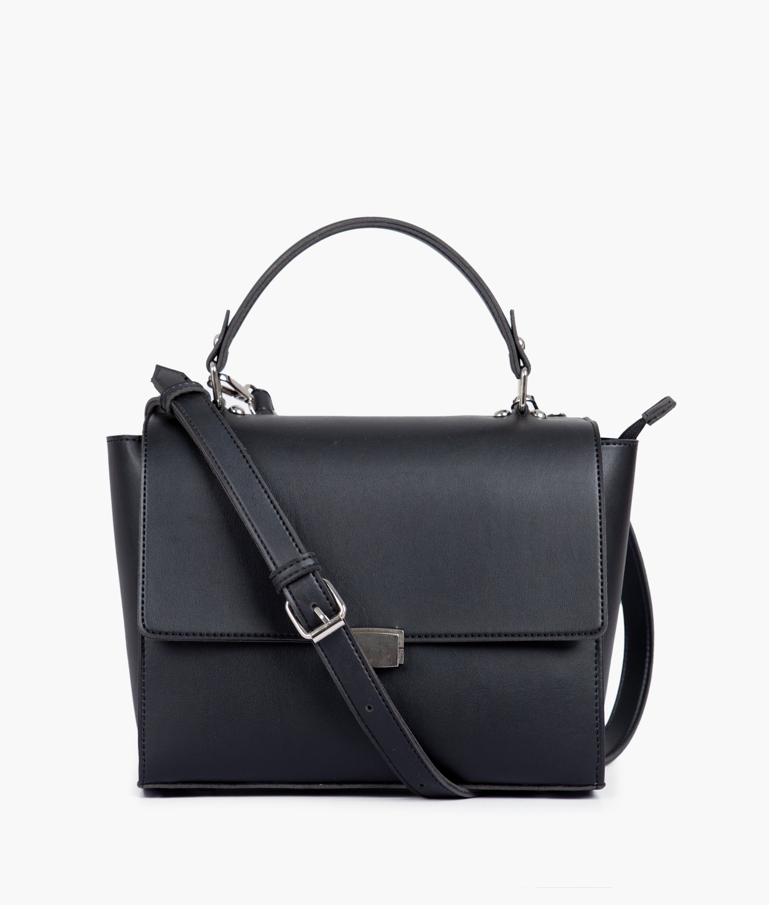 RTW Creation - Black mini messenger bag