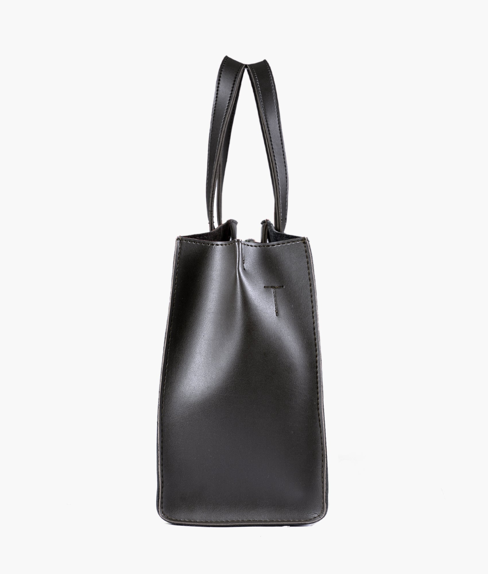 RTW Creation - Black multi compartment satchel bag