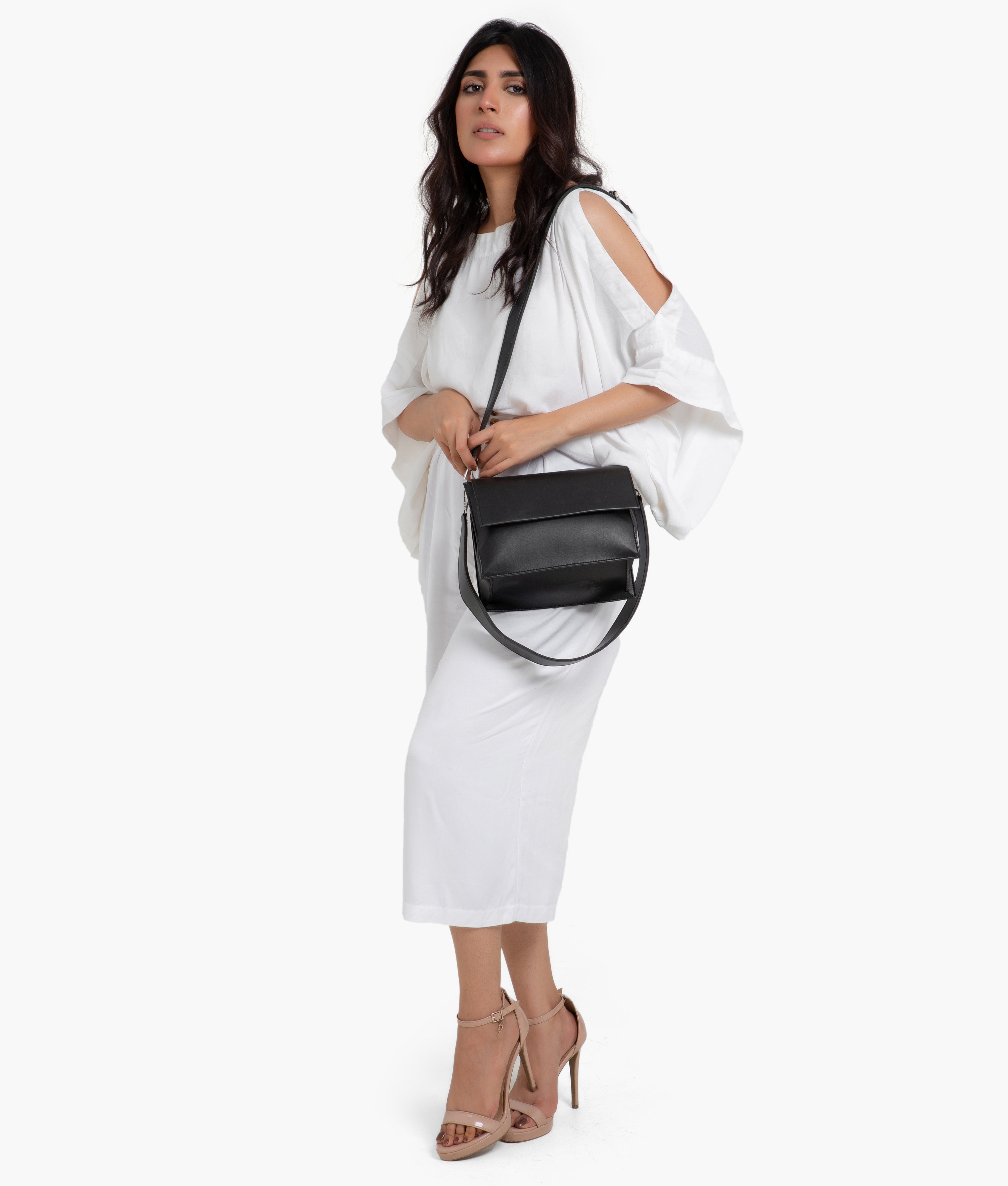 RTW Creation - Black mini cross-body bag