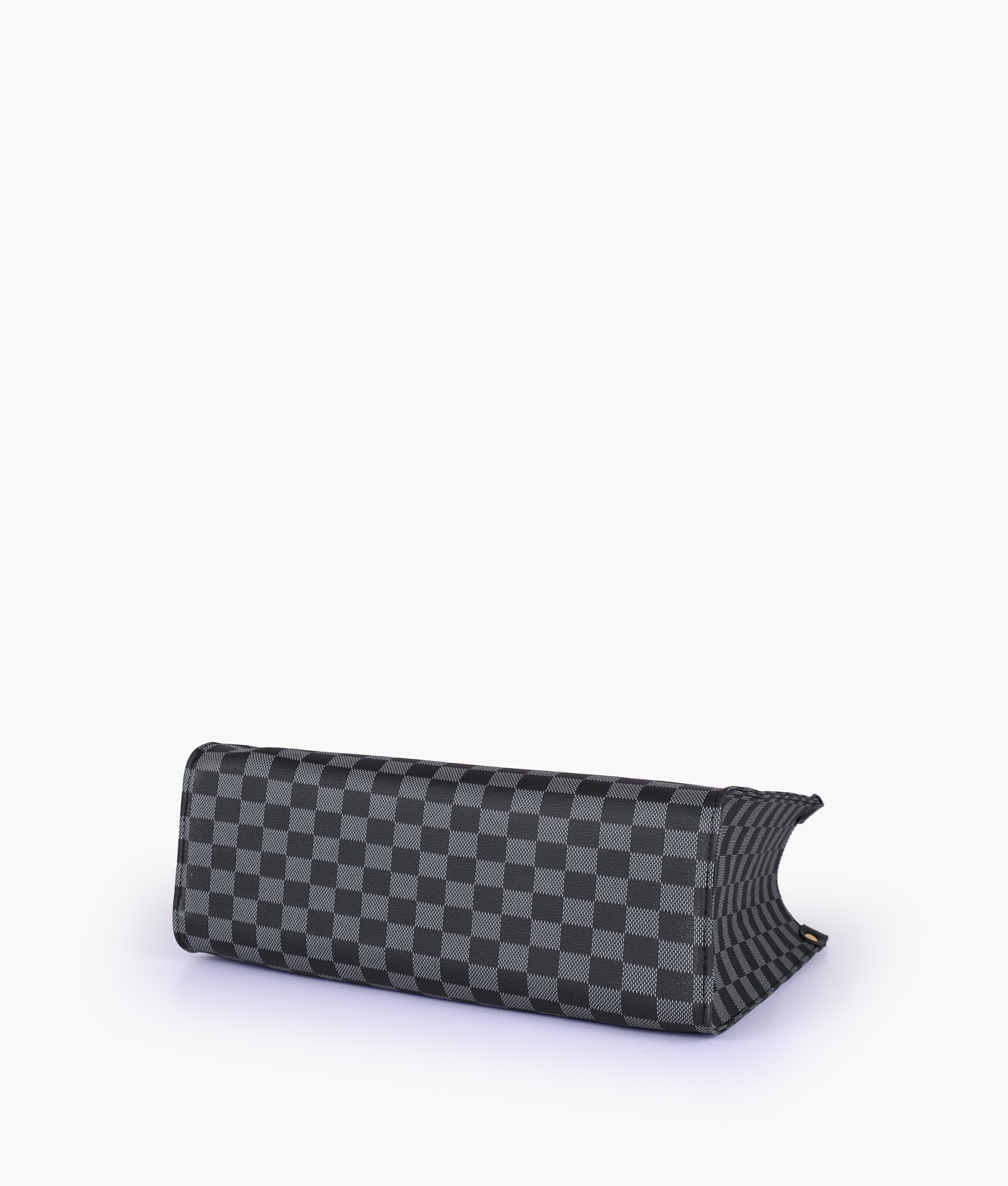 RTW Creation - Black checkered everywear handbag