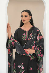 Madiha Gohar Stitched 3 Piece Emb Suit-Mehr E Gul-Silk