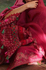 SS Lawn By Hussain Rehar Unstitched 3 Piece Emb Lawn Suit-Bliss
