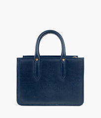 RTW Creation - Blue crocodile satchel bag