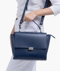 RTW Creation - Blue mini messenger bag
