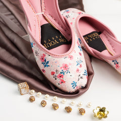 On Your Feets Blush Pink Floral