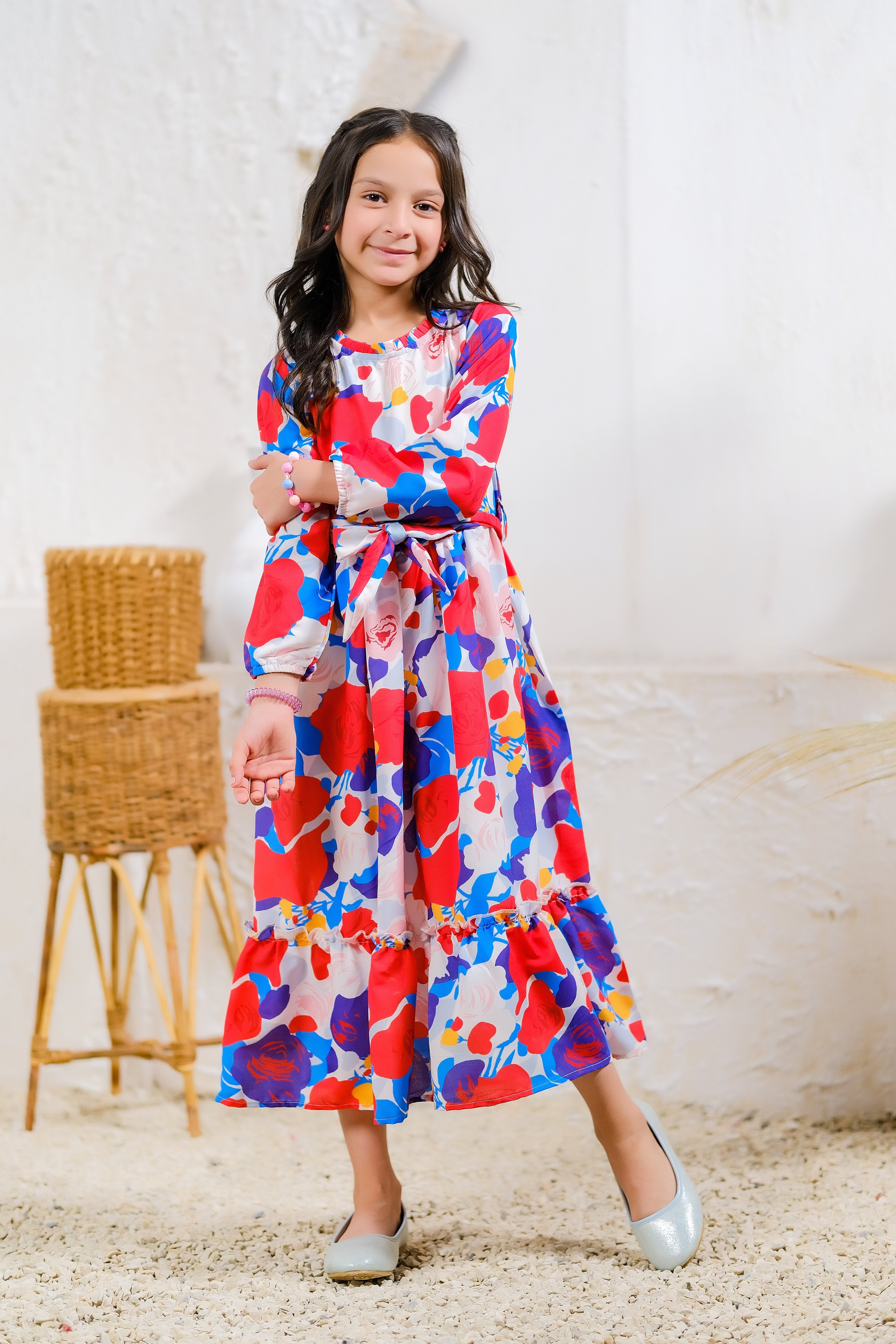 Sprinkles Stitched 1 Piece Summer Shirts Kids Collection'2025-Bold Blossom
