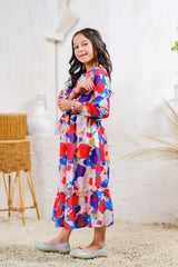 Sprinkles Stitched 1 Piece Summer Shirts Kids Collection'2025-Bold Blossom