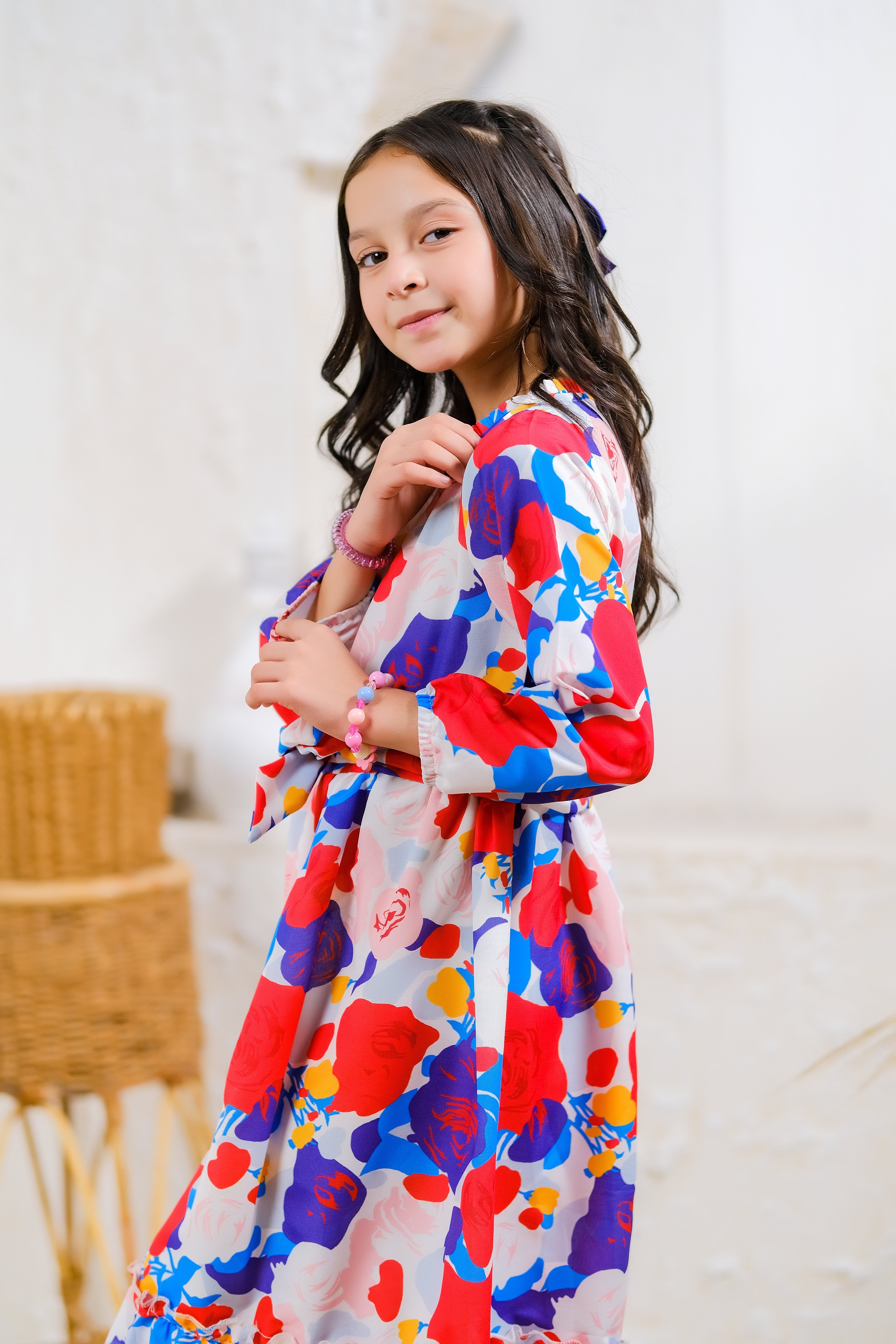 Sprinkles Stitched 1 Piece Summer Shirts Kids Collection'2025-Bold Blossom