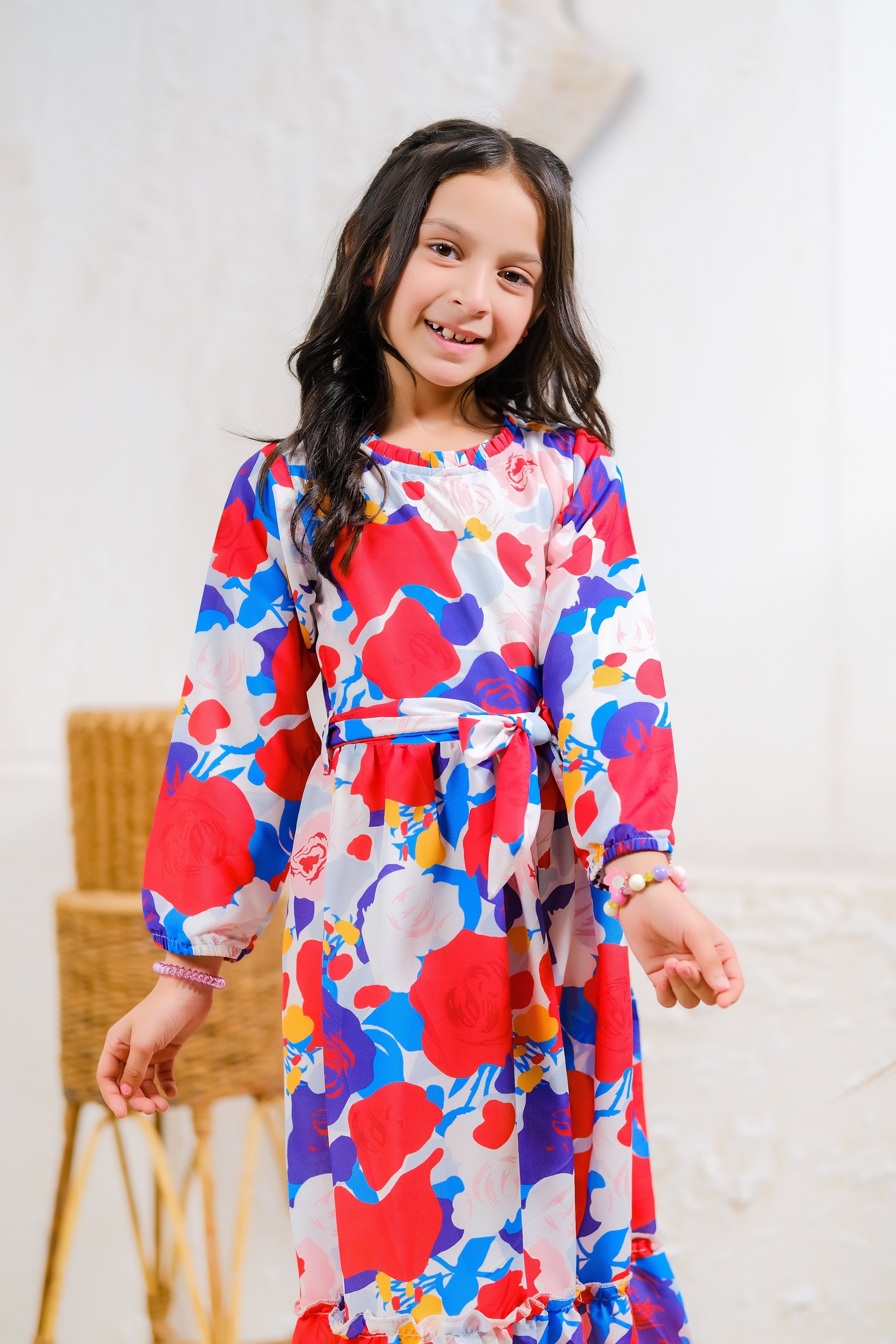 Sprinkles Stitched 1 Piece Summer Shirts Kids Collection'2025-Bold Blossom