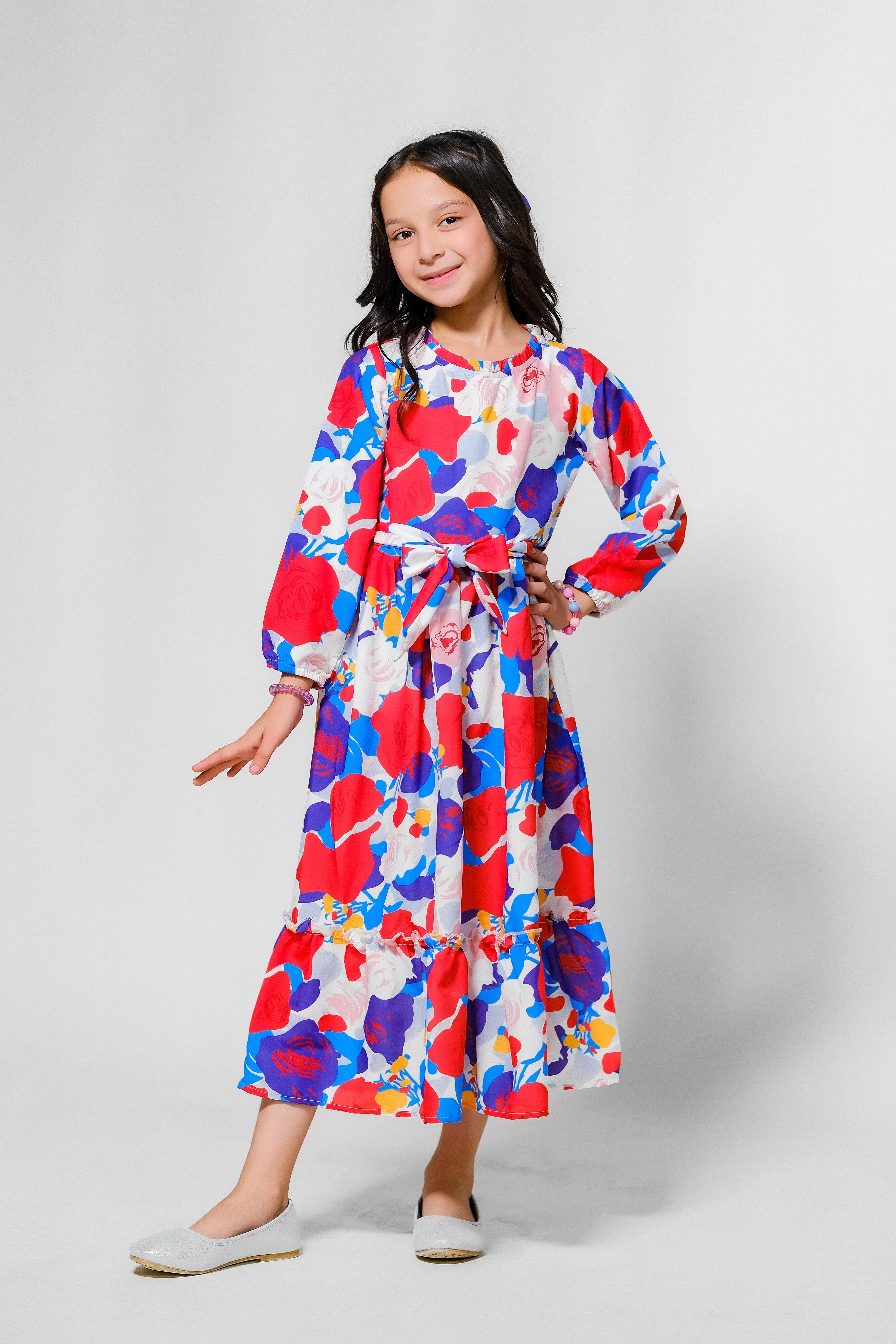 Sprinkles Stitched 1 Piece Summer Shirts Kids Collection'2025-Bold Blossom
