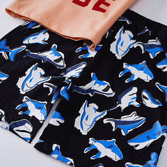 Kjunction Boys Half Sleeves 2 Piece Suit ( Surf )