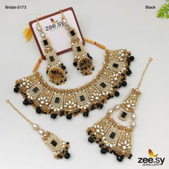 Bridal-0173 Black - Zeesy Jewellery