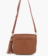 RTW Creation - Brown foldover saddle bag