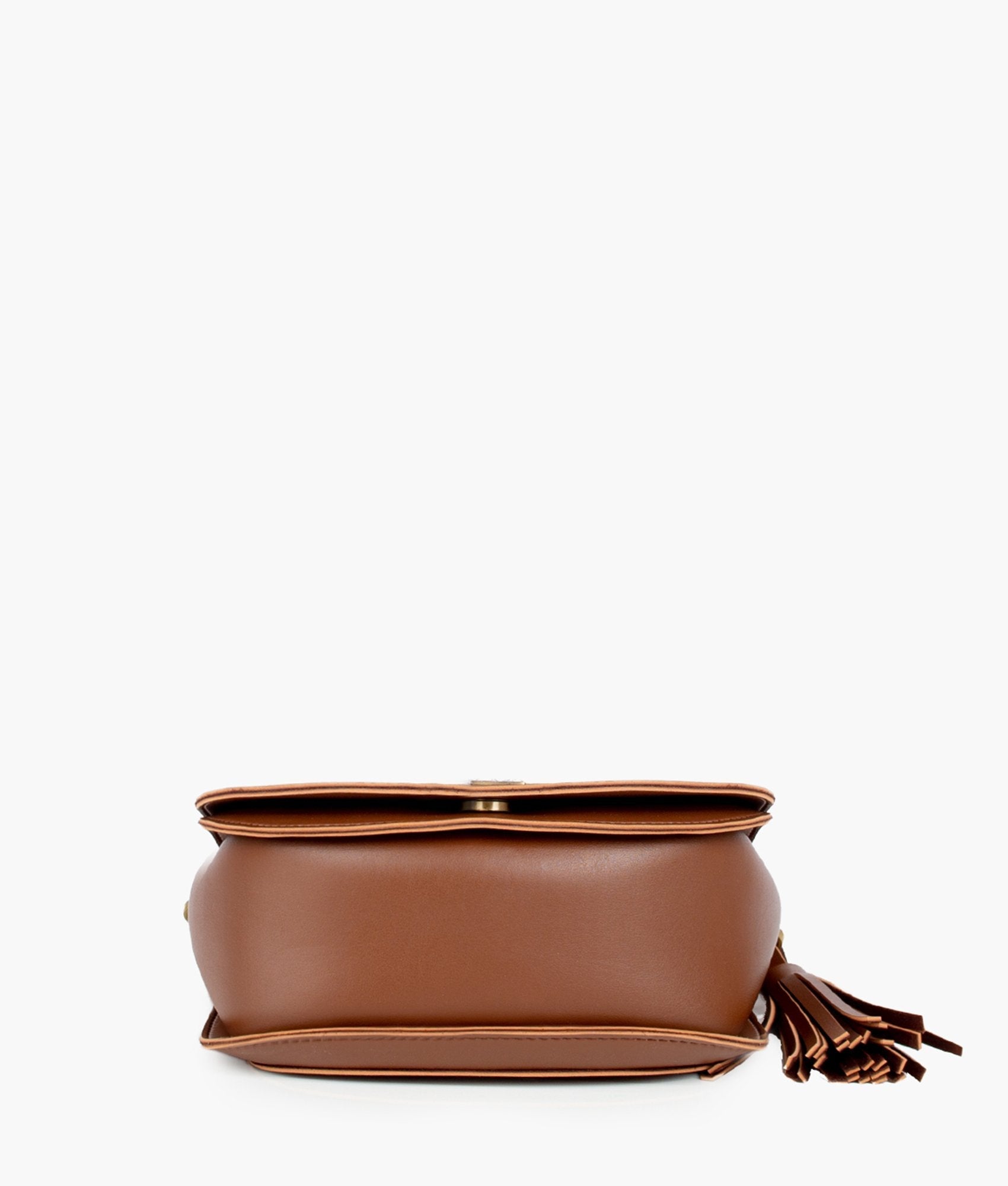 RTW Creation - Brown foldover saddle bag