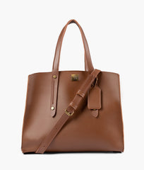 RTW Creation - Brown multi compartment satchel bag