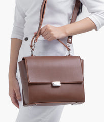 RTW Creation - Brown mini messenger bag