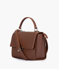 RTW Creation - Brown mini messenger bag