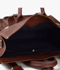 RTW Creation - Chocolate satchel bag