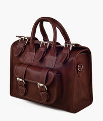 RTW Creation - Chocolate satchel bag