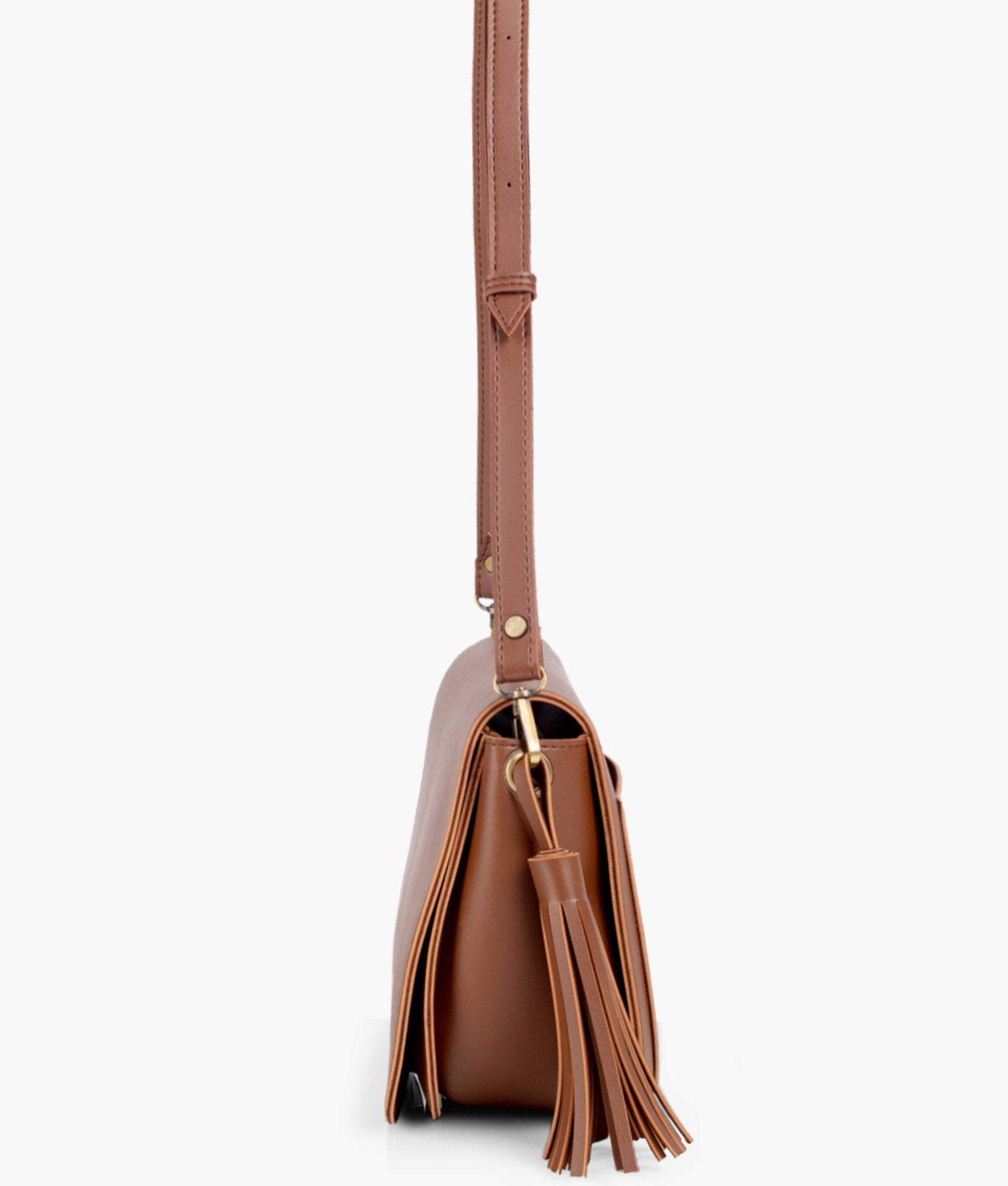 RTW Creation - Brown foldover saddle bag
