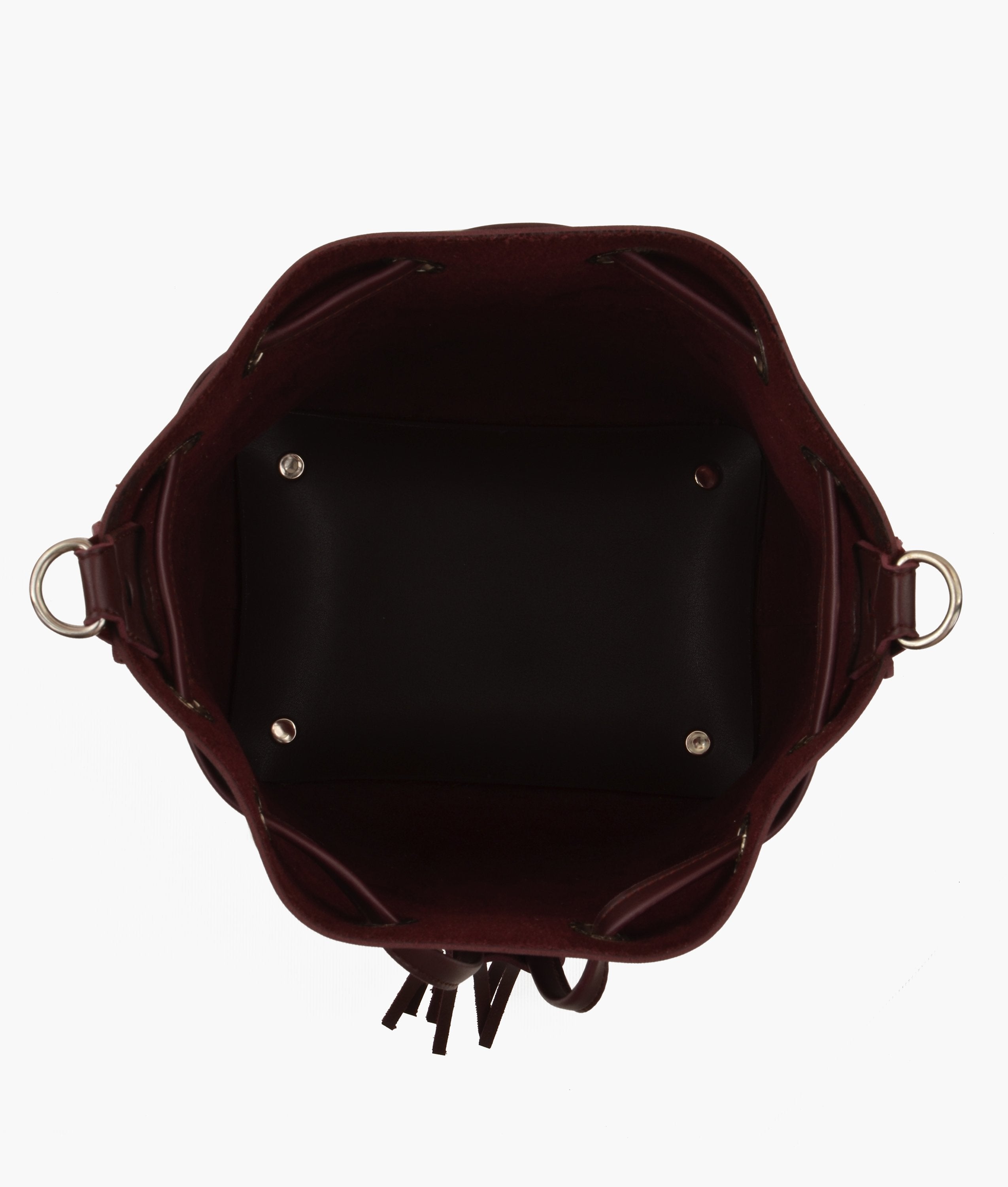 RTW Creation - Burgundy bucket bag