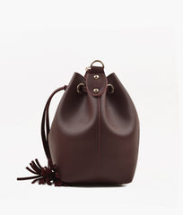 RTW Creation - Burgundy bucket bag