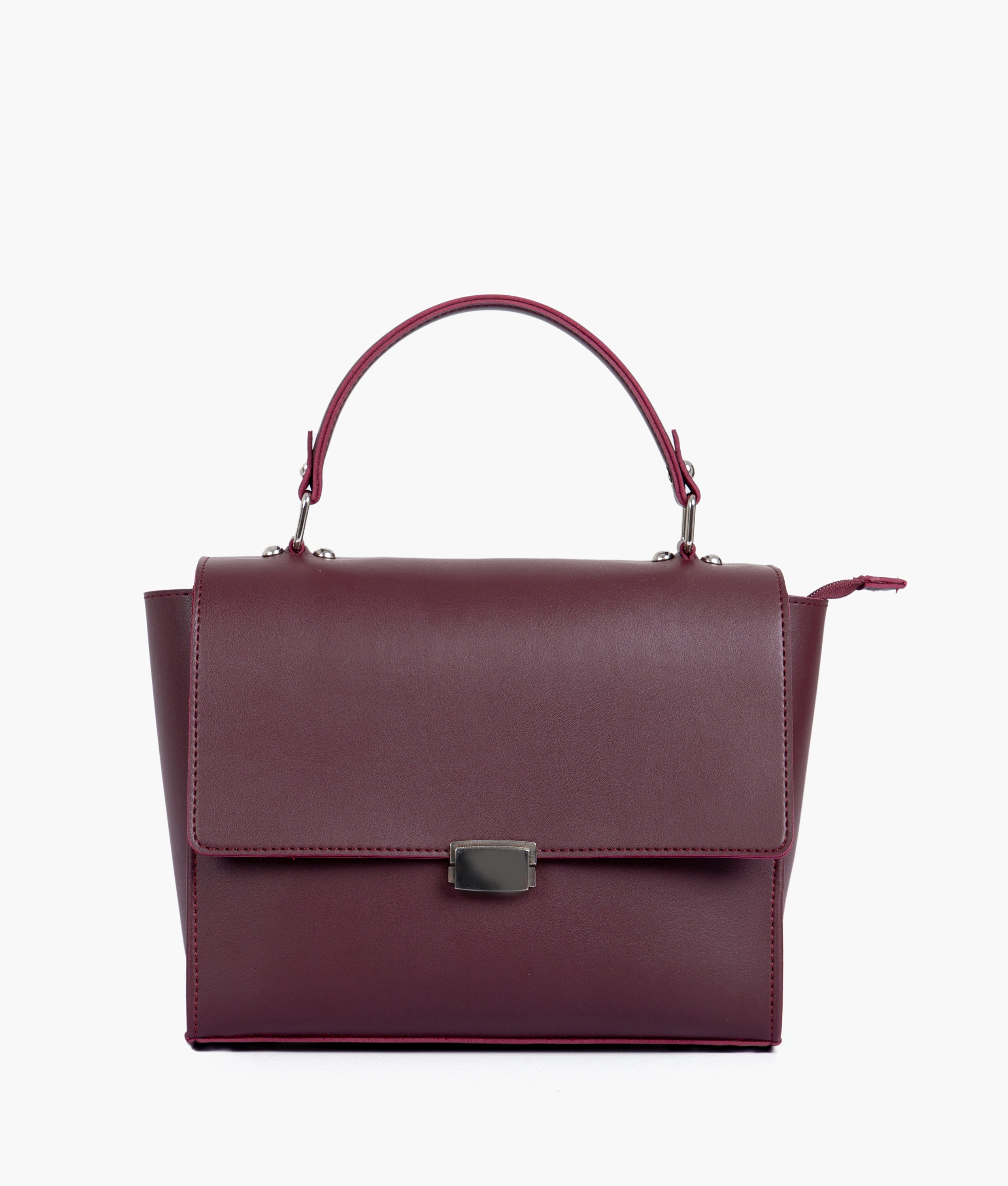 RTW Creation - Burgundy mini messenger bag