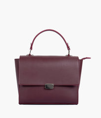 RTW Creation - Burgundy mini messenger bag
