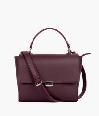 RTW Creation - Burgundy mini messenger bag