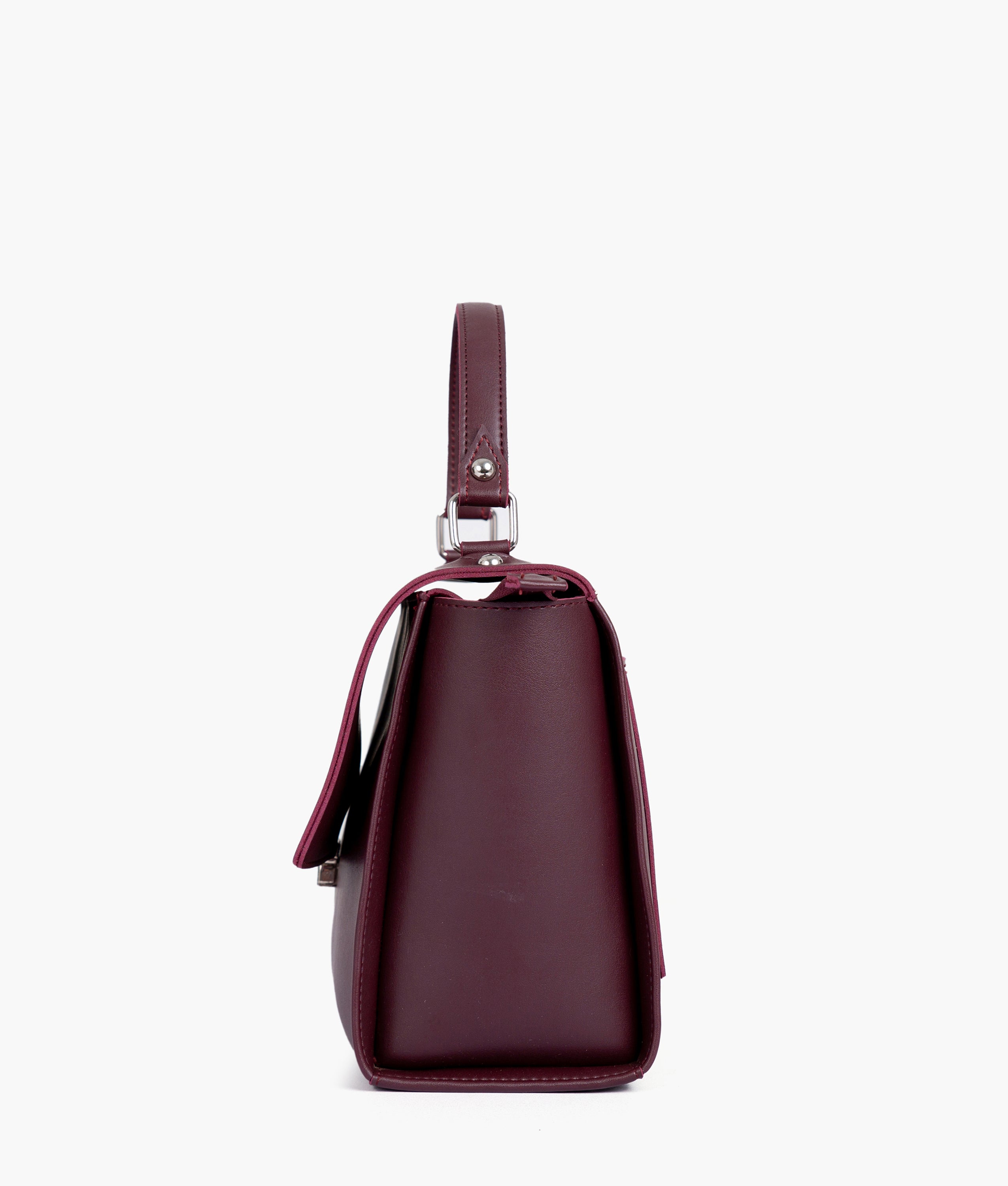 RTW Creation - Burgundy mini messenger bag