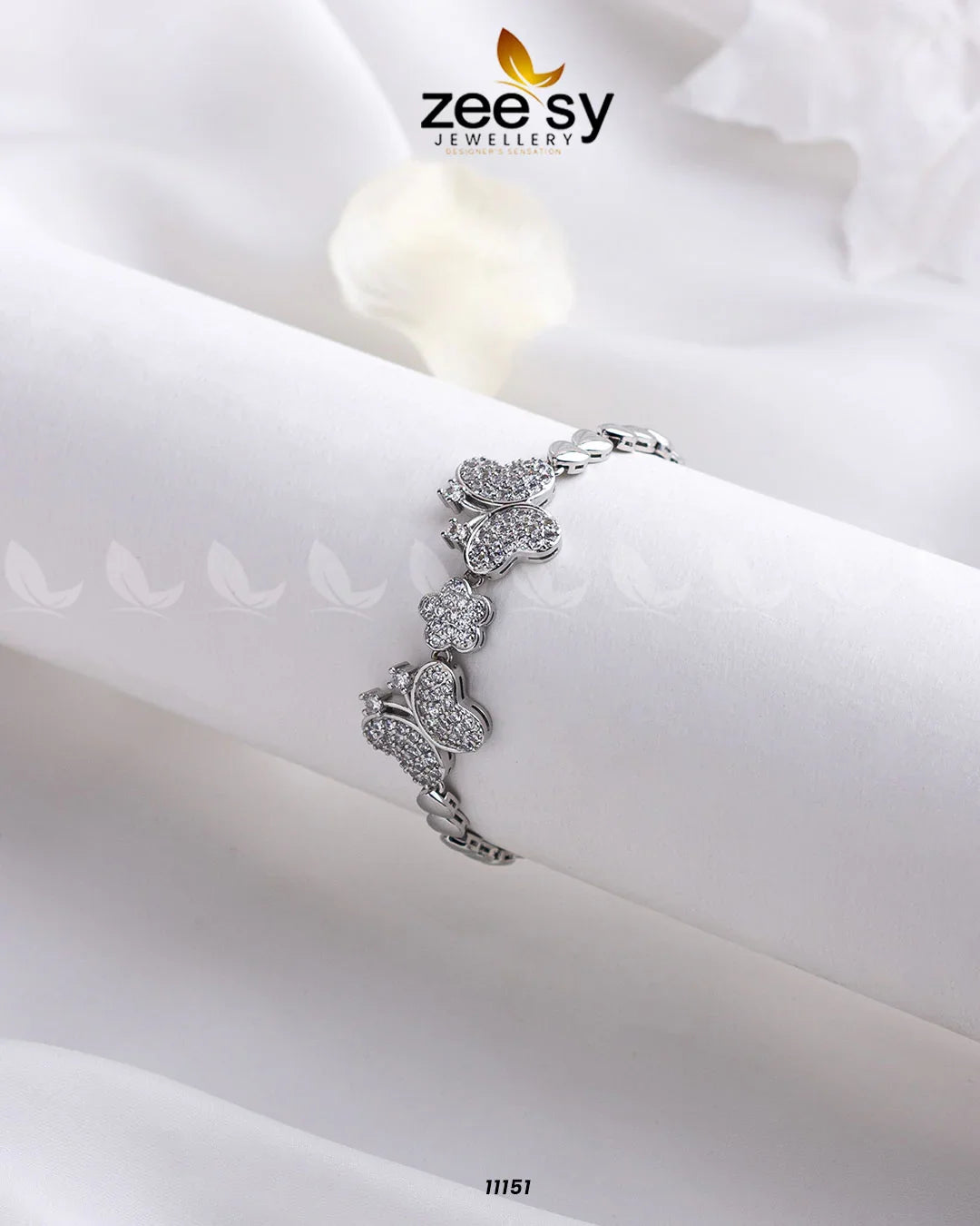 Butterfly Bracelets Silver - Zeesy Jewellery