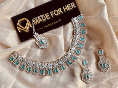 Made For Her-Zircon Style Necklace - KAHD091