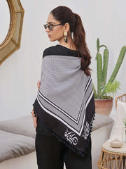 TNG Palestine shoulder Scarf with Lace Collection'2024