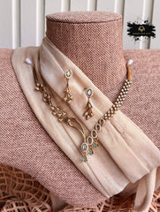 Made For Her-Elviera AD Zircon Necklace Set - KFS1022