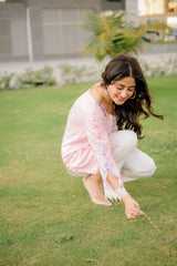 Dhaga Stitched 2 Piece Co-ords Set-Blushe