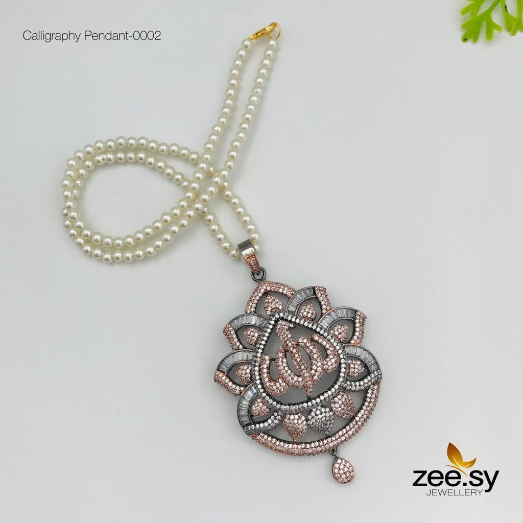 CALLIGRAPHY LOCKET-0002 - Zeesy Jewellery