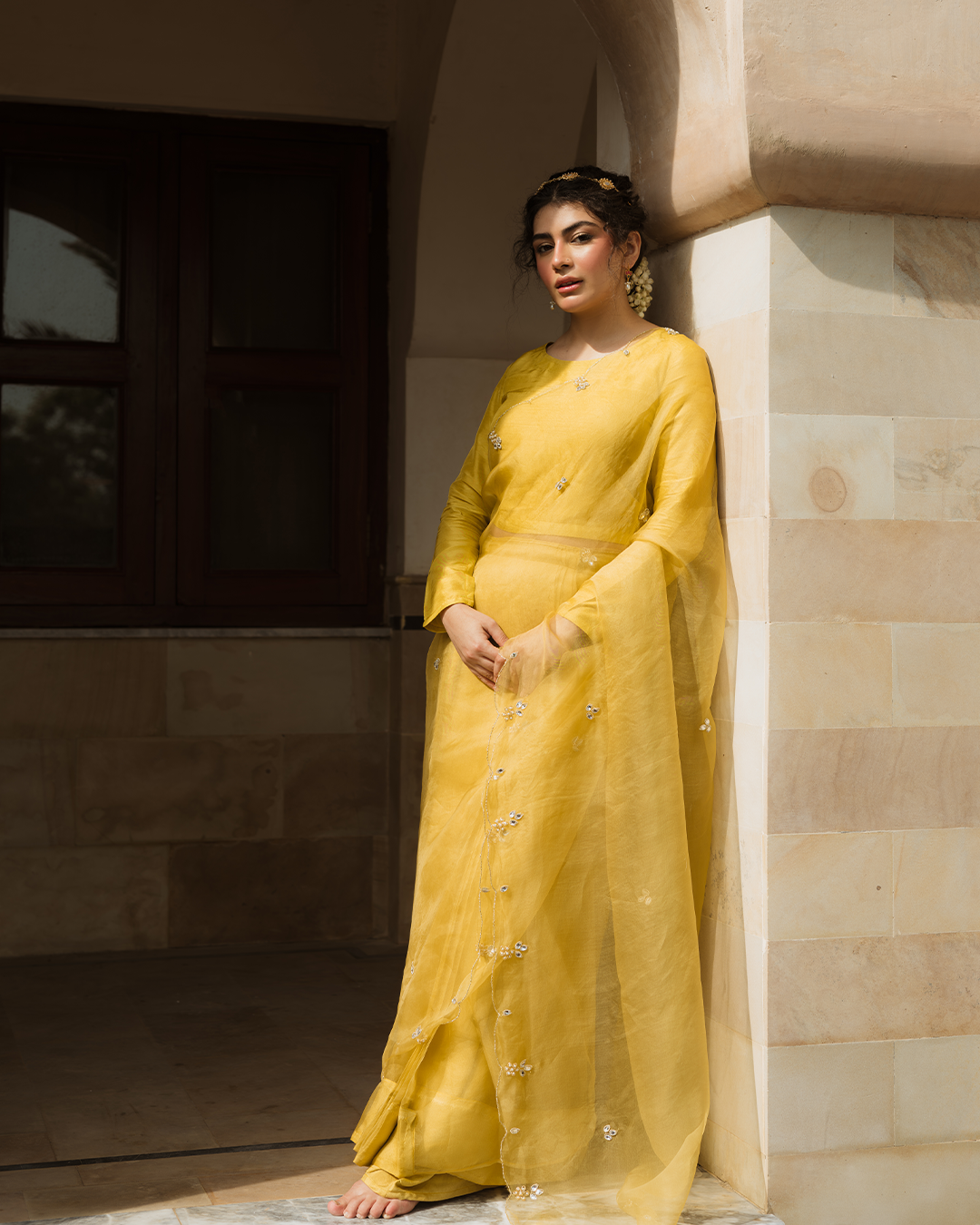 Purane Darwaze By Pashma Khan Stitched Formals Collection'2025-Bad-E-Naseem