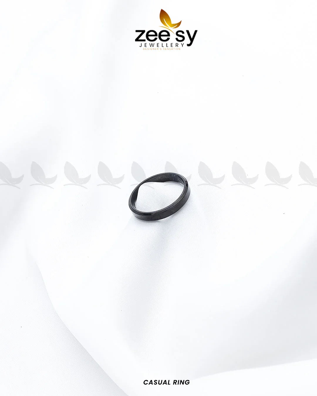 Casual Ring Black - Zeesy Jewellery