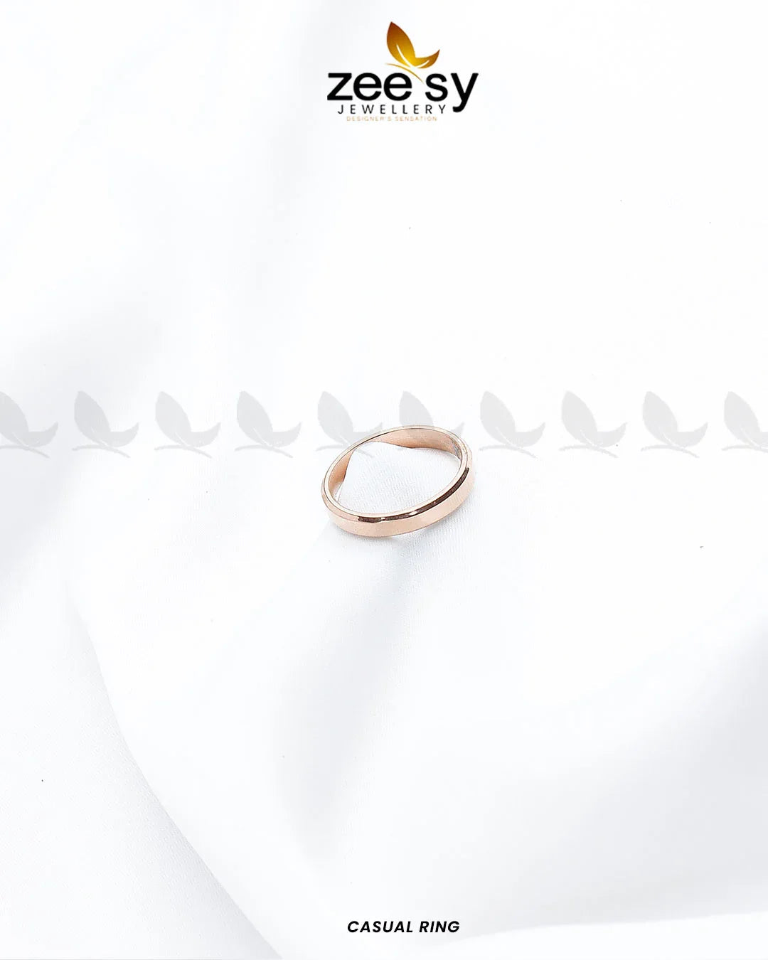 Casual Ring Rose Gold - Zeesy Jewellery