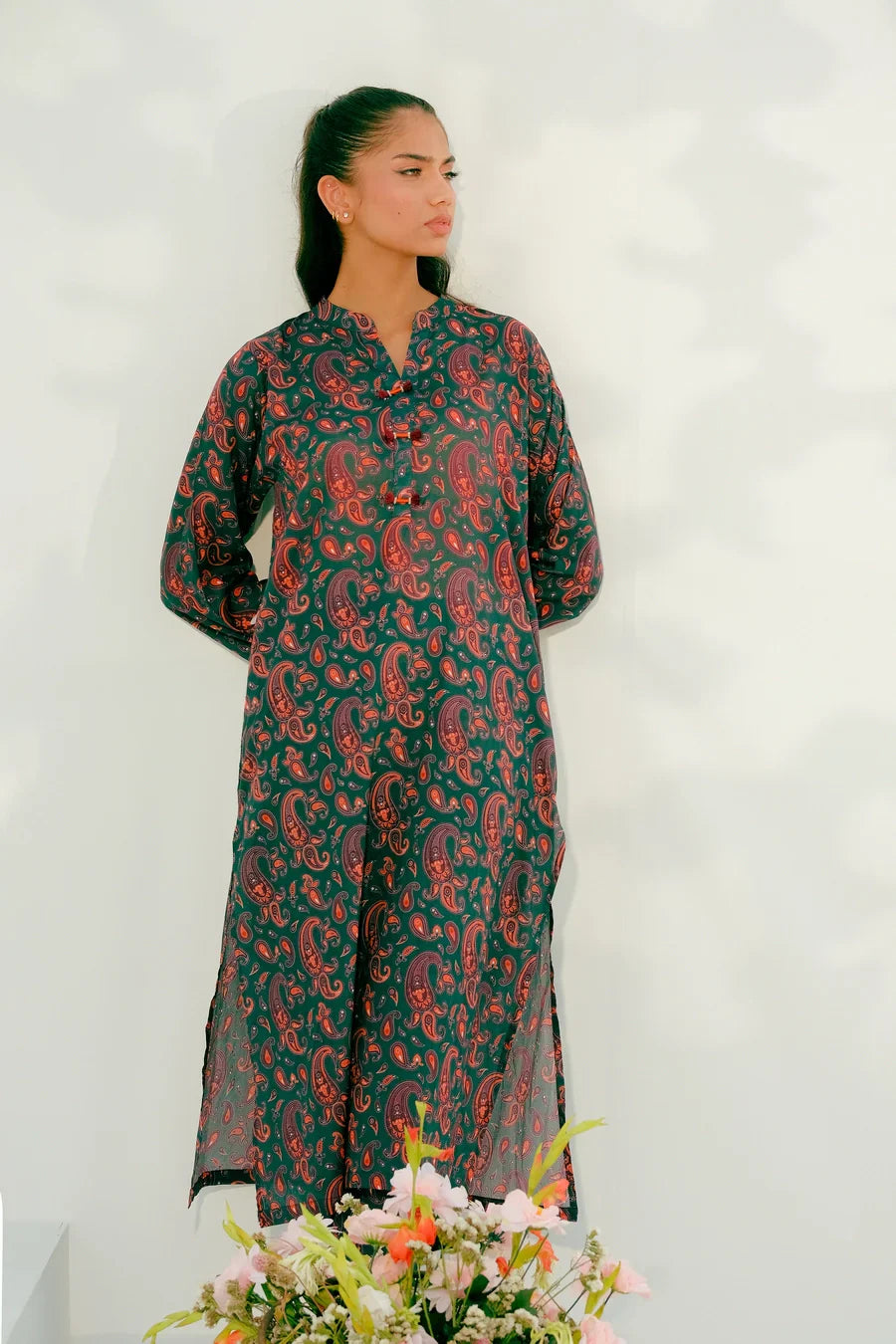Dhaga Stitched 2 Piece Lawn Collection'2025-Matching separate 001