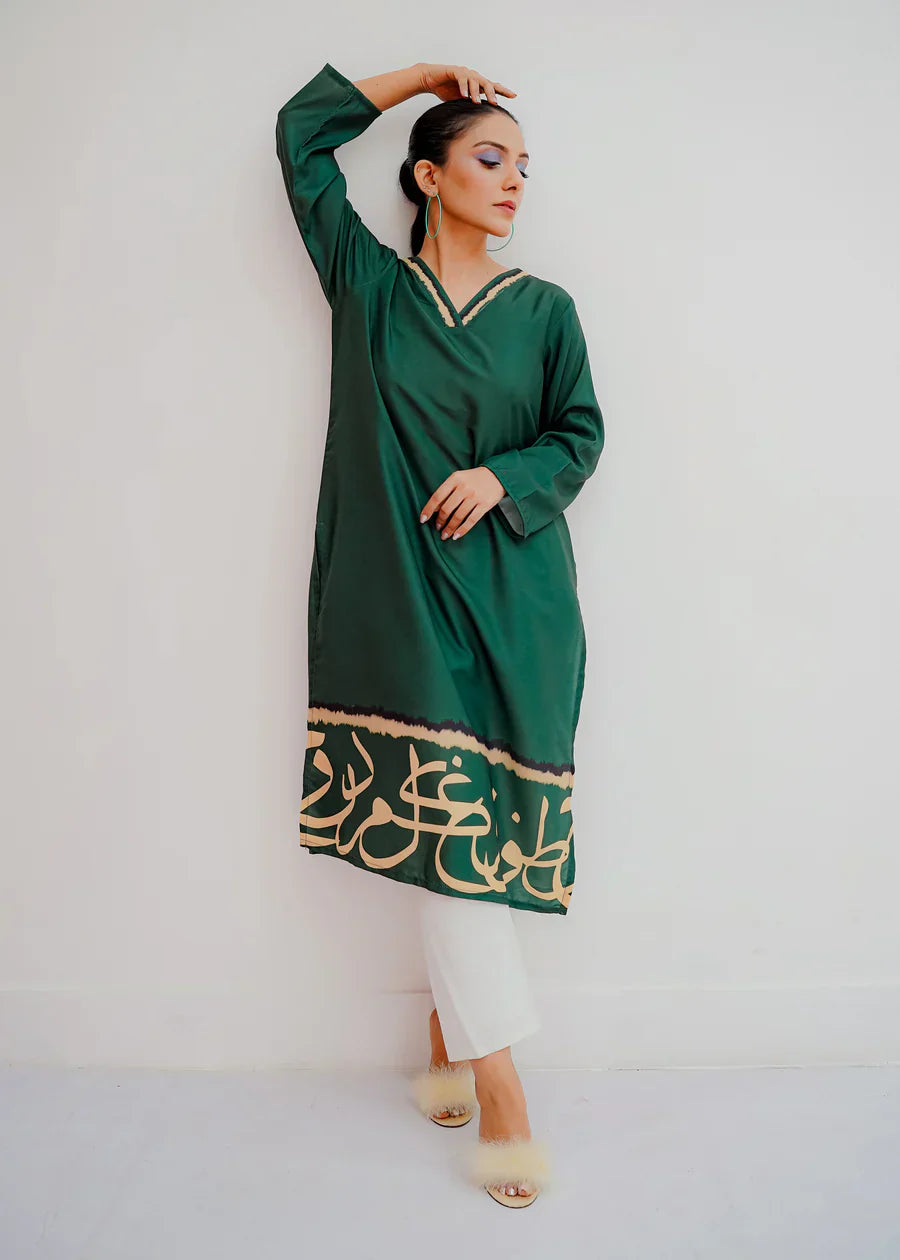 Dhaga Stitched 1 Piece Cambric Shirt Collection'2025-Adabi Aks