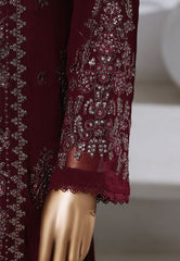 Afsany By Sada Bahar Stitched 3 Piece Luxury Chiffon Vol-15 Suit-CF-8 MAROON