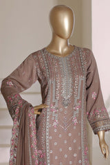 Afsany By Sada Bahar Stitched 3 Piece Luxury Chiffon Vol-01 Suit-CF-11-Chikoo