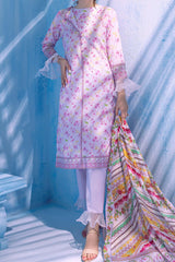 Colors by Al Zohaib Unstitched 3 Piece Digital Printed Lawn Vol-03 Suit-CFD-01