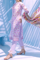 Colors by Al Zohaib Unstitched 3 Piece Digital Printed Lawn Vol-03 Suit-CFD-01