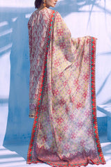 Colors by Al Zohaib Unstitched 3 Piece Digital Printed Lawn Vol-03 Suit-CFD-02