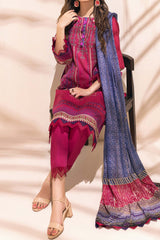 Colors by Al Zohaib Unstitched 3 Piece Digital Printed Lawn Vol-03 Suit-CFD-03
